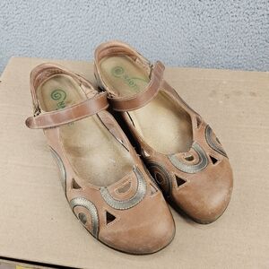 Naot Rongo Mary Jane Shoe Women’s Size 42 L11 US Brown Leather Slingback Flat